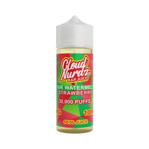 Cloud Nurdz - 100ml - Sour Watermelon Strawberry