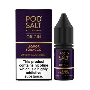 Pod Salt Origin - Nic Salt - Liquor Tobacco [20mg]