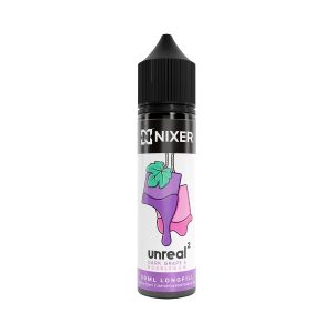 Nixer X Unreal 2 - 30ml - Dark Grape andamp; Bubblegum - Longfill