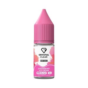 Crystal Clear Bar Salt - Nic Salt - Strawberry Ice Cream [10mg]