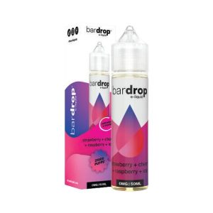 Bar Drop E-Liquid - 50ml - Strawberry + Cherry + Raspberry + Ice