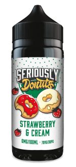 Doozy Vape - Seriously Doughnuts - 100ml - Strawberry andamp; Cream