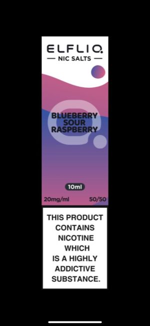 Elf Bar ELFLIQ - Nic Salt - Blueberry Sour Raspberry [10mg]