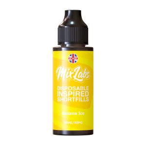 Mix Labs - 100ml Shortfill - Banana Ice