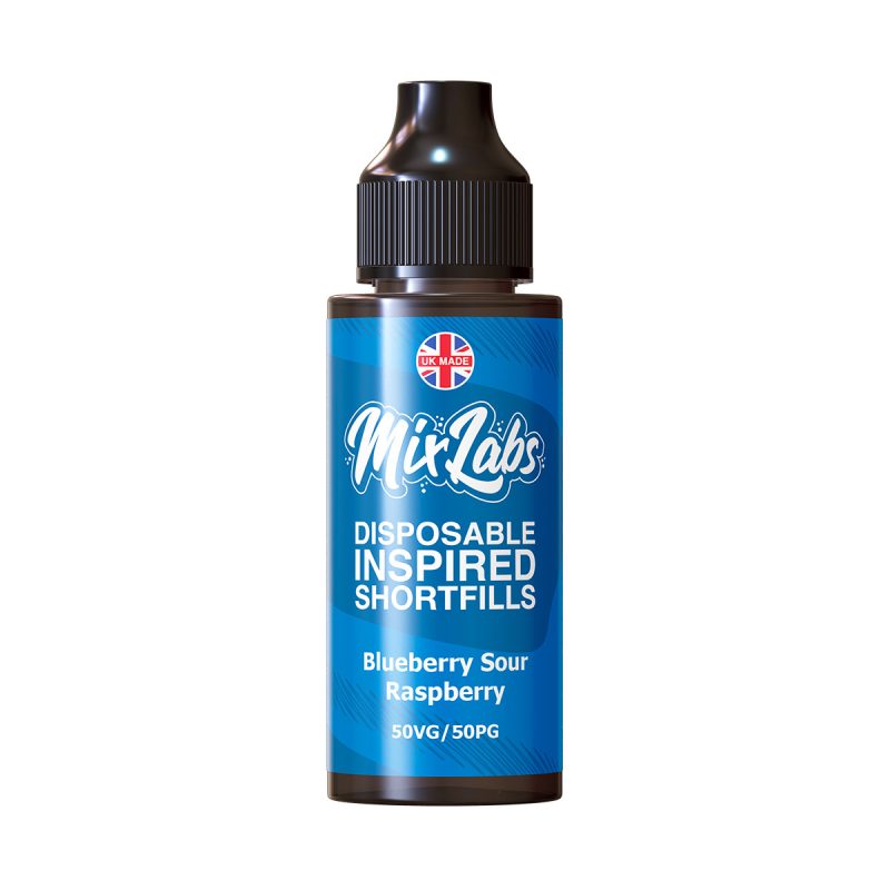 Mix Labs - 100ml Shortfill - Blueberry Sour Raspberry