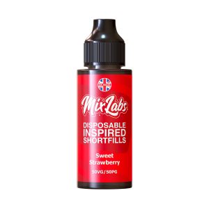 Mix Labs - 100ml Shortfill - Sweet Strawberry