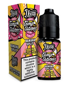 Doozy Vape - Temptations Salts - Banana Split [10mg]