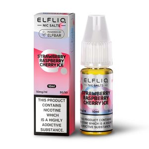 Elf Bar ELFLIQ - Nic Salt - Strawberry Raspberry Cherry Ice [10mg]