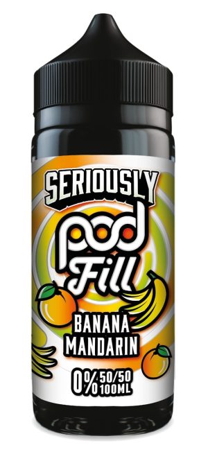 Doozy Vape - Seriously Pod Fill - 100ml - Banana Mandarin