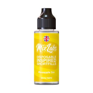 Mix Labs - 100ml Shortfill - Pineapple Ice