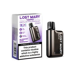 Lost Mary Tappo Pro Pre Filled Pod Kit - Dark Bronze [Blueberry Sour Raspberry 20mg]