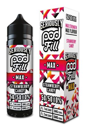 Doozy Vape - Seriously Pod Fill Max - 40ml - Strawberry Candy [50/50]