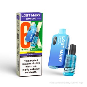 Lost Mary BM6000 Rechargeable Pod - Blueberry [20mg]