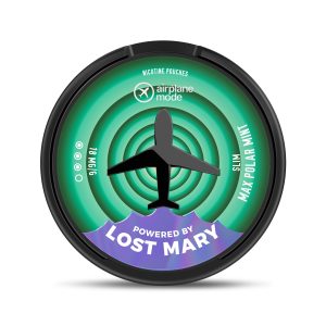 Airplane Mode (Powered By Lost Mary) Nicotine Pouch - Max Polar Mint [18mg]