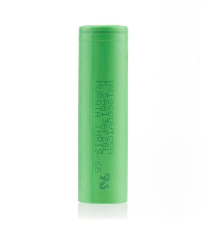 Murata VTC5A - 18650 Battery - 2600mAh - 25A - Max 68W Single / Max 136W Dual^