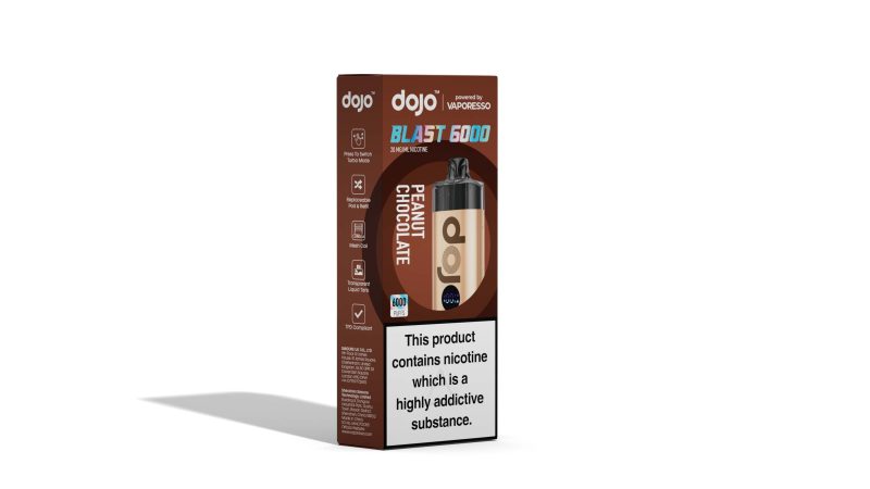 DOJO BLAST 6000 Kit (Powered by Vaporesso) - [Peanut Chocolate 20mg]