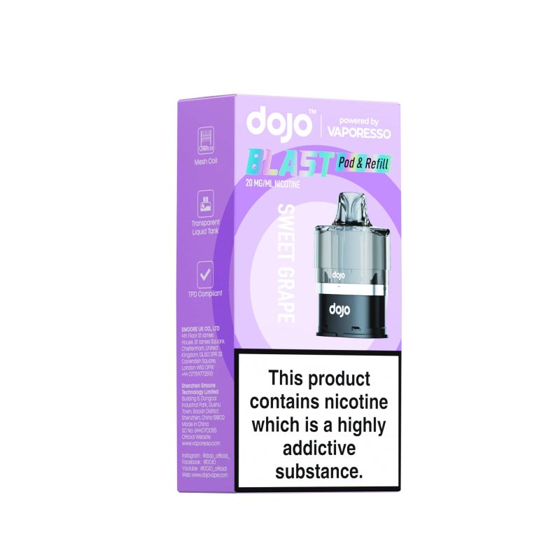 DOJO BLAST 6000 Pod and Refill (Powered by Vaporesso) - [Sweet Grape 20mg]