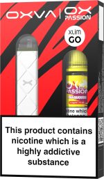 Oxva Xlim Go Pod Kit [White] and Ox Passion - Pina Daquiri [10mg]