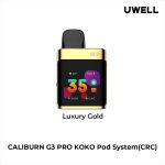 Uwell Caliburn G3 Pro Koko Pod Kit [Luxury Gold]