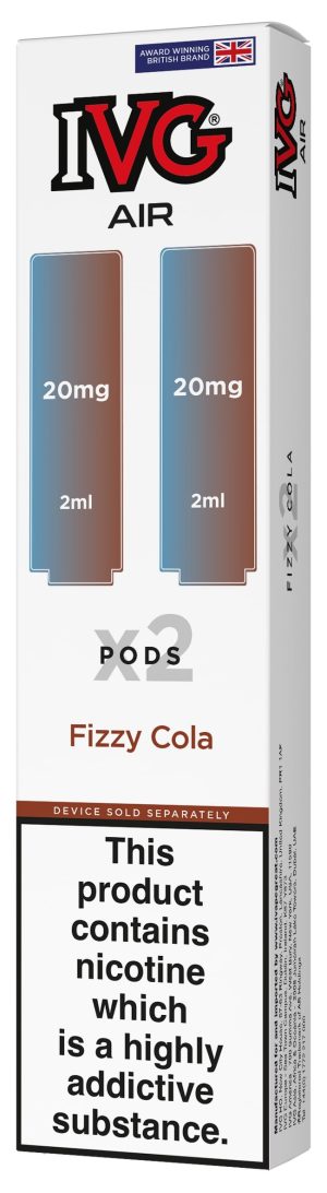 IVG Air Replacement Pre Filled Pods - 2 Pack [Fizzy Cola 20mg]