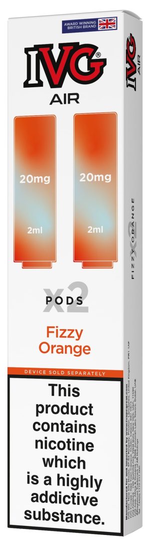 IVG Air Replacement Pre Filled Pods - 2 Pack [Fizzy Orange 20mg]