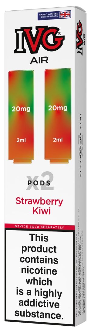 IVG Air Replacement Pre Filled Pods - 2 Pack [Strawberry Kiwi 20mg]