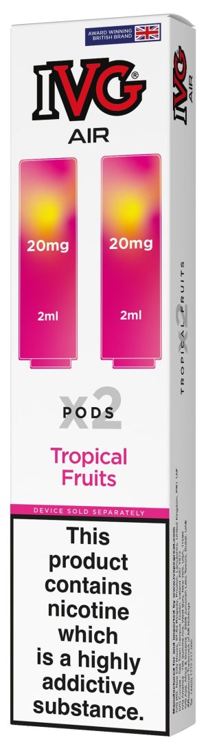 IVG Air Replacement Pre Filled Pods - 2 Pack [Tropical Fruits 20mg]