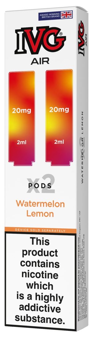 IVG Air Replacement Pre Filled Pods - 2 Pack [Watermelon Lemon 20mg]