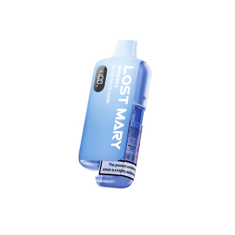 Lost Mary BM6000 Rechargeable Pod - Blue Razz Gami [20mg]