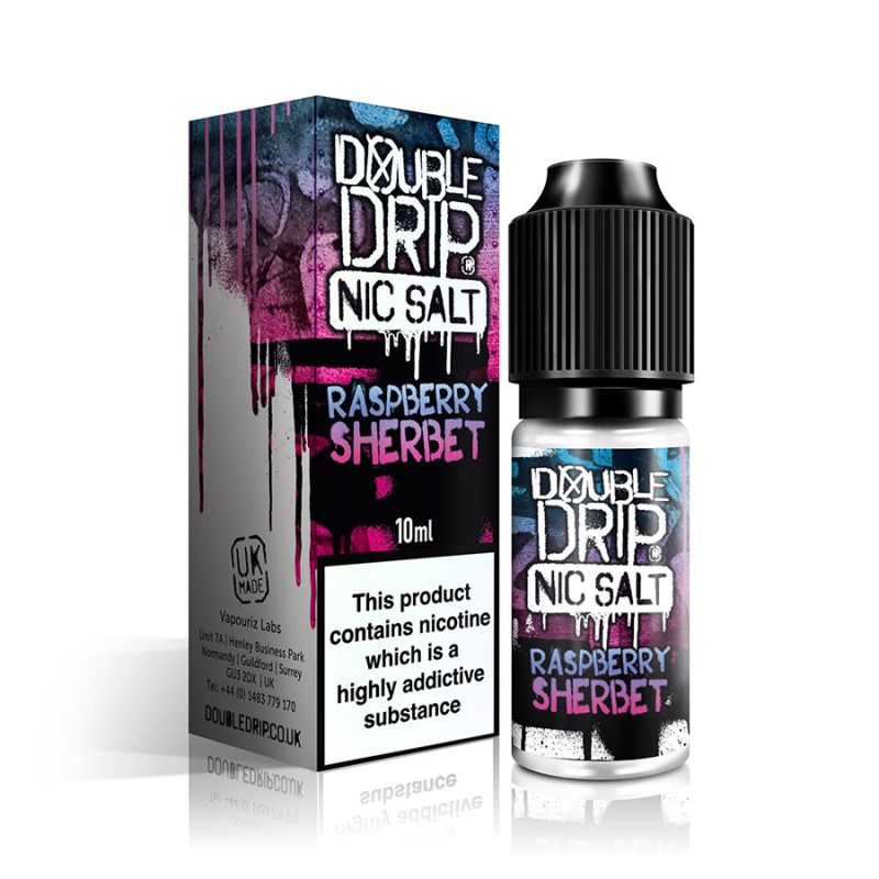 Double Drip - Nic Salt - Raspberry Sherbet [20mg]